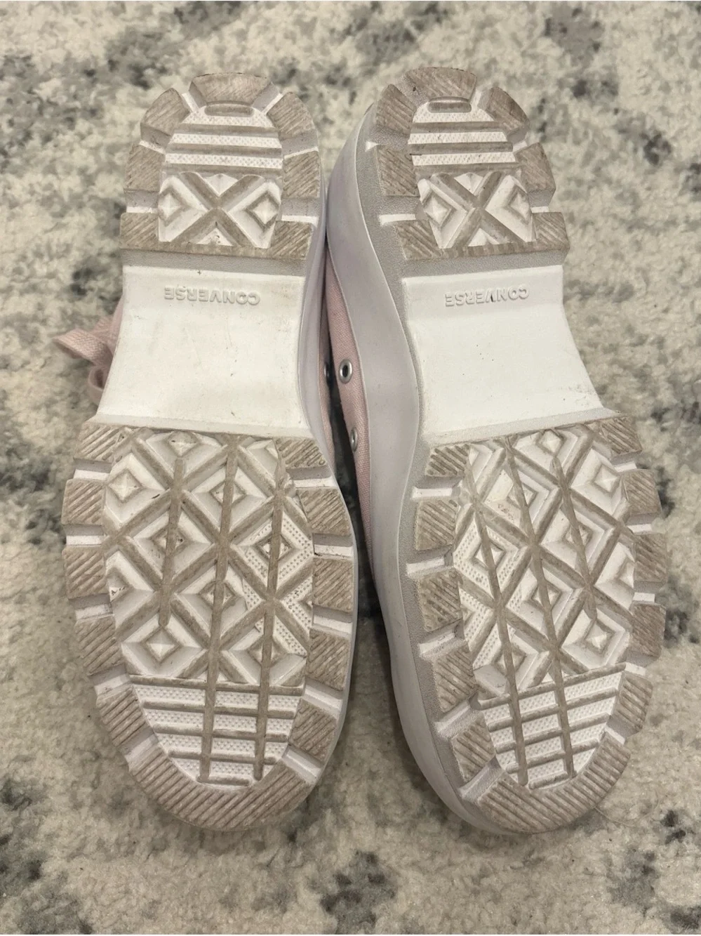 Converse Pink High-Top Lugged Sole Sneaker